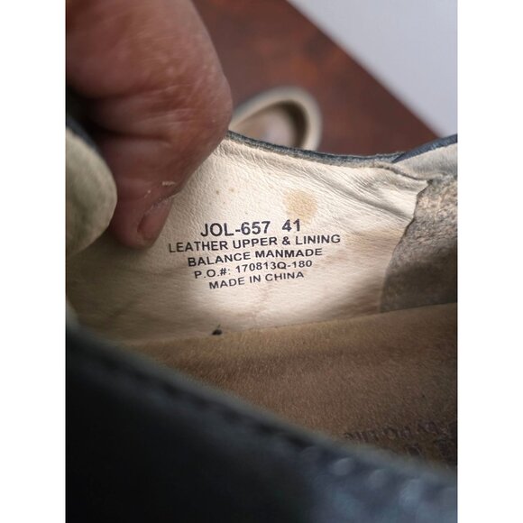 Alegria Paloma Women's Leather Slip-On Shoes Size 41 Adjustable Strap Button Acc - Picture 11 of 11